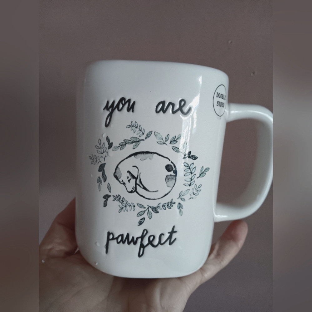 New Rae Dunn Mug, Double-sided